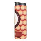 Red Add Your Name Hamster Thermosbecher (Nach rechts gedreht)