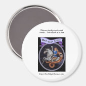 Red Adept Reviews Magnet (Vorderseite/Rückseite)