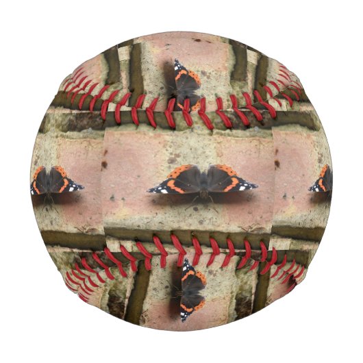 Red Admiral Butterfly Baseball (Vorderseite)