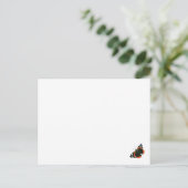 Red Admiral Butterfly Card Postkarte (Stehend Vorderseite)
