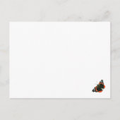 Red Admiral Butterfly Card Postkarte (Vorderseite)