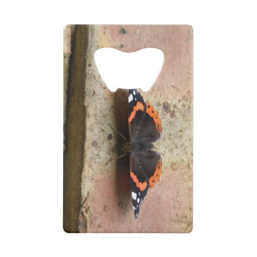 Red Admiral Butterfly Flaschenöffner (Vorderseite)