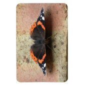 Red Admiral Butterfly Flexi Magnet (Vertikal)