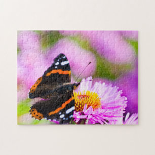 Red Admiral Butterfly Jigsaw Puzzle