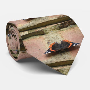 Red Admiral Butterfly Krawatte