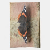 Red Admiral Butterfly Küchentuch (Vertikal)
