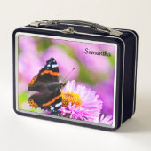 Red Admiral Butterfly Metal Lunchbox (Vorderseite)
