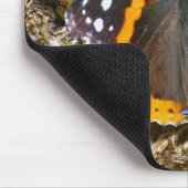 Red Admiral Butterfly Mousepad (Ecke)