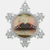 Red Admiral Butterfly Ornament (Vorderseite)