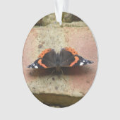 Red Admiral Butterfly Ornament (Vorderseite)