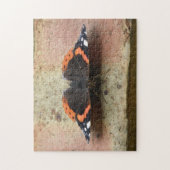 Red Admiral Butterfly Puzzle (Vertikal)