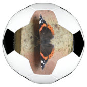 Red Admiral Butterfly Soccer Ball (Gedreht)