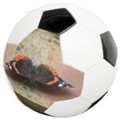 Red Admiral Butterfly Soccer Ball (Dreiviertel)