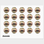 Red Admiral Butterfly Stickers (Blatt)