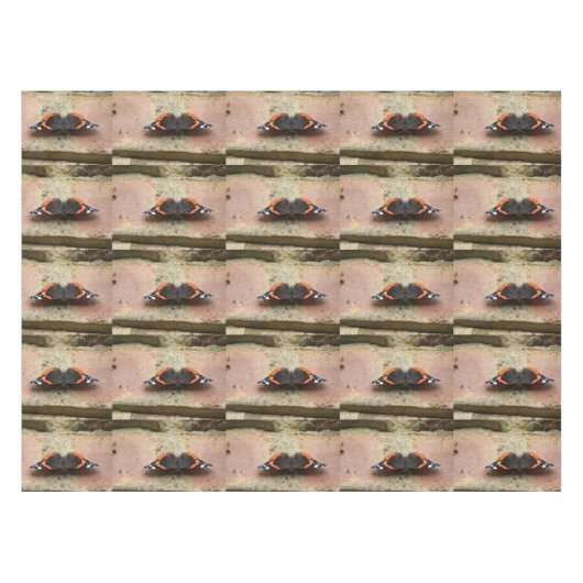 Red Admiral Butterfly Tableclout Tischdecke (Vorderseite (Horizontal))