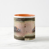 Red Admiral Butterfly Tasse (Zentrum)
