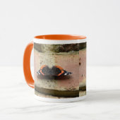 Red Admiral Butterfly Tasse (Vorderseite Links)