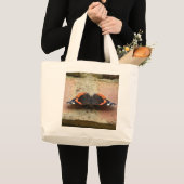 Red Admiral Butterfly Tote Bag Jumbo Stoffbeutel (Vorderseite (Produkt))