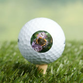 Red Admiral Butterfly und Buddleia Golf Ball (Insitu T-Shirt)