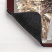 Red Admiral Butterfly Underwings Mousepad (Ecke)