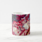 Red Agate Crystal Geode Abstrakt Kaffeetasse (Mittel)