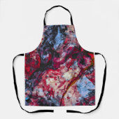 Red Agate Crystal Geode Abstrakt Schürze (Vorderseite)