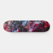 Red Agate Crystal Geode Abstrakt Skateboard (Horizontal)