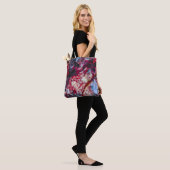 Red Agate Crystal Geode Abstrakt Tasche (Am Model)