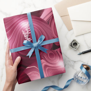 Red Agate Weihnachtsschmuck Wrapping Paper Geschenkpapier