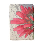 Red Agave Blume Badematte (Vorderseite Vertikal)