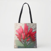 Red Agave Blume Tasche (Vorderseite)