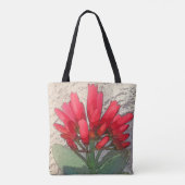 Red Agave Blume Tasche (Rückseite)