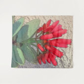 Red Agave Blume Wandteppich (Vorderseite (Horizontal))