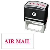 Red Air Mail Permastempel (Beispiel)