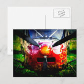 Red Aircraft - klein, aber scharf Postkarte (Vorne/Hinten)