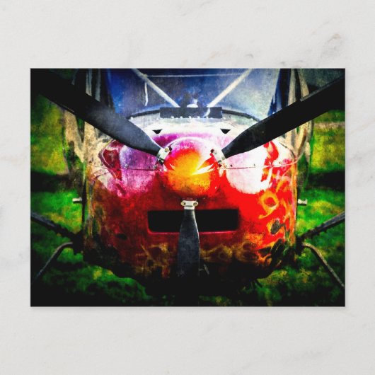 Red Aircraft - klein, aber scharf Postkarte (Vorderseite)