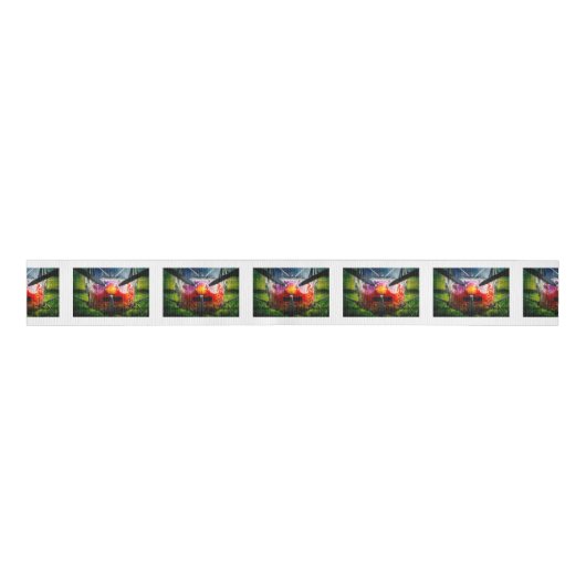 Red Aircraft - klein, aber scharf Ripsband (Vorderseite)