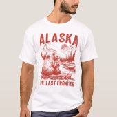 Red Alaska Grizzly Frontier T-Shirt (Vorderseite)