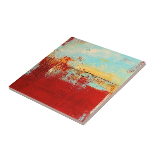 Red Alaskan Abstrakt Fliese (Seite)