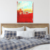 Red Alaskan Abstrakt Leinwanddruck (Insitu (Schlafzimmer))