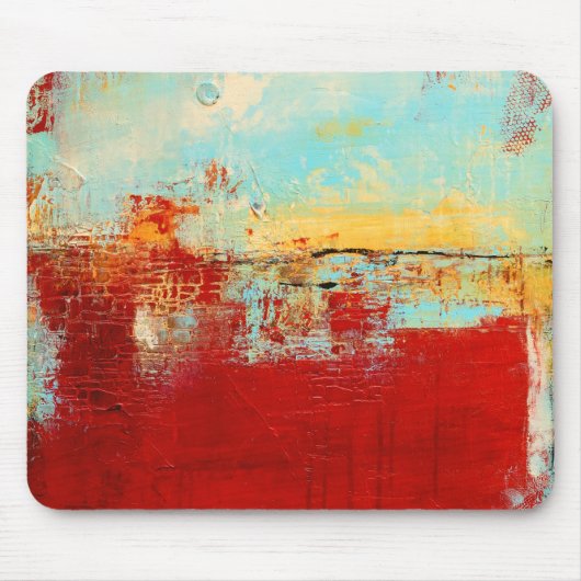 Red Alaskan Abstrakt Mousepad (Vorne)