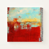 Red Alaskan Abstrakt Notizblock (Rückseite)