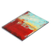 Red Alaskan Abstrakt Notizblock (Linke Seite)