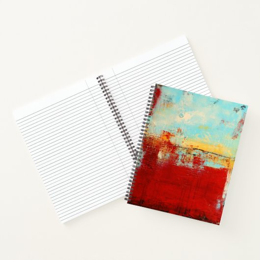 Red Alaskan Abstrakt Notizblock (Innenseite)