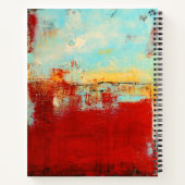 Red Alaskan Abstrakt Notizblock (Rückseite)