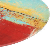 Red Alaskan Abstrakt Schneidebrett (Ecke)