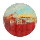 Red Alaskan Abstrakt Schneidebrett (Vorderseite)