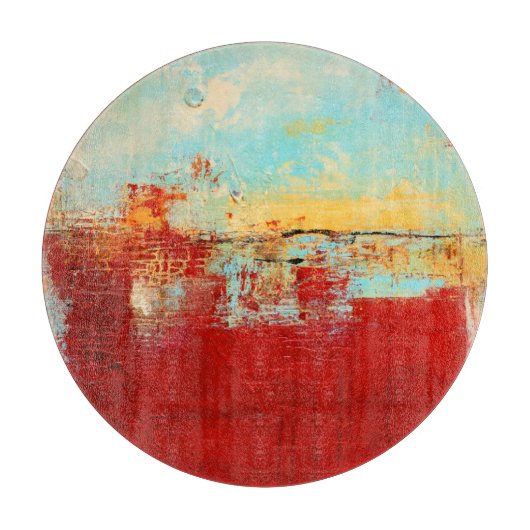 Red Alaskan Abstrakt Schneidebrett (Vorderseite)