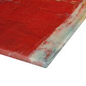 Red Alaskan Abstrakt Schneidebrett (Ecke)