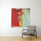 Red Alaskan Abstrakt Wandteppich (Beispiel (Horizontal))